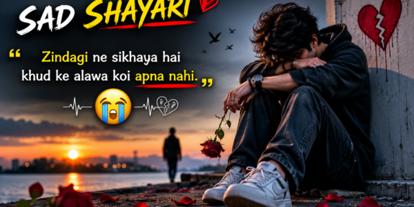 100+ Sad Shayari 😭 Life 2 Line In Hindi | Heart Touching Life Shayari 💔