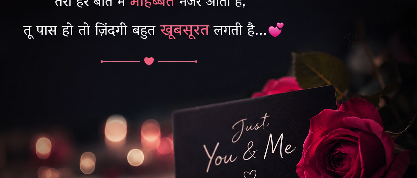 100+ Stylish 💕 😘 Shayari Pyaar❤ English 2 Line Hindi For Lovers ❤️