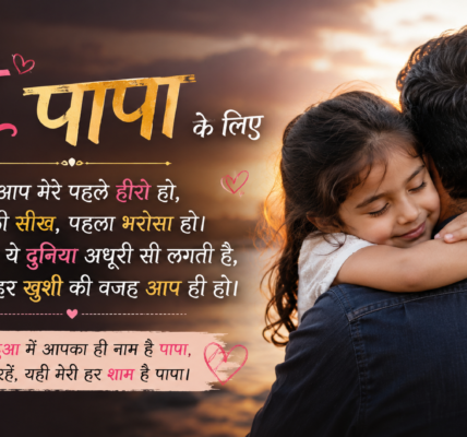 Beti Papa Ke Liye Shayari | Emotional Father Daughter Quotes