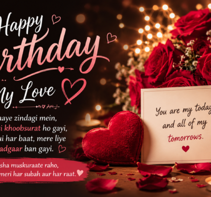 Happy Birthday My Love Shayari ❤️ Special Birthday Quotes
