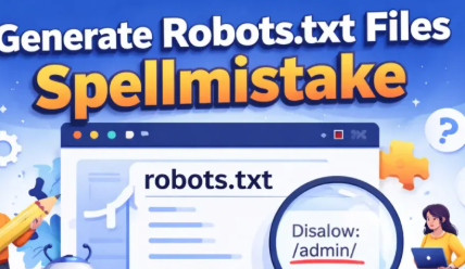 generate robots.txt files spellmistake