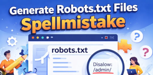 generate robots.txt files spellmistake